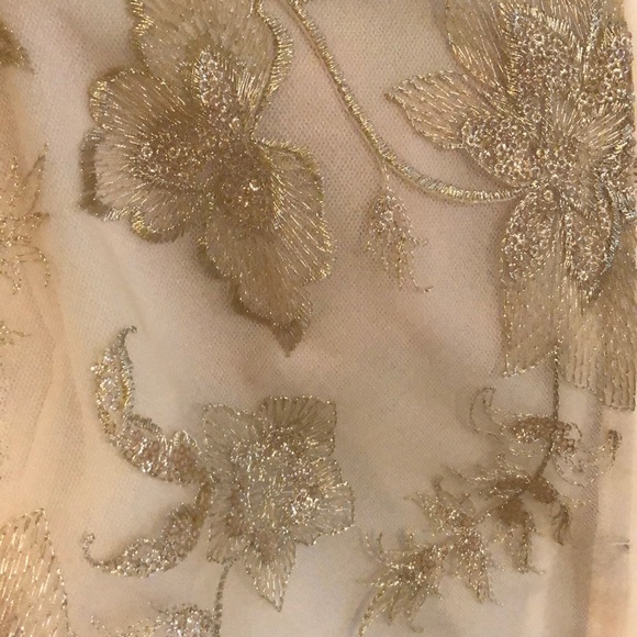 BCBGMAXAZRIA Metallic Floral Sequin Dress - Picture 7 of 7